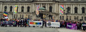 Equal Marriage Rally, Belfast City Hall
